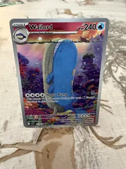 Pokemon TCG Wailord Art Rare Journey Together Mint Pack Fresh UK - Image 2