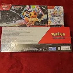 Lot Of 2 Pokemon Prismatic Evolutions Surprise Box+Booster Bundle Sams Club Set - Image 4