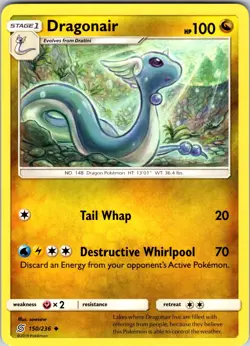 Dragonair (150) 150/236 SM - Unified Minds Pokemon TCG NM Regular - Image 1