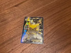 NEAR MINT Pikachu ultra rare EX XY124 XY Holo promo 2016 POKEMON TCG WITH SLEEVE - Image 1