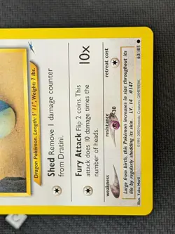 Dratini 63/105 - Neo Destiny Unlimited Pokemon TCG NM Yuka Morii - Image 5