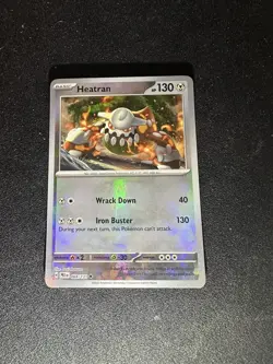 2025 Pokemon HEATRAN #068/131 Prismatic Evolutions PRE EN Master Ball Holo ENG - Image 1