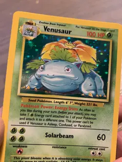 Pokemon Venusaur Base Set 15/102 Holo 1999-2000 Wizards Base Set - Image 3