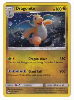Dragonite 96/149 - Sun and Moon - NM Cosmos Holo - Pokemon TCG - Image 1