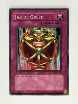 Jar of Greed LON-047 Labyrinth of Nightmare Super Rare 1st Edition LP - Image 1