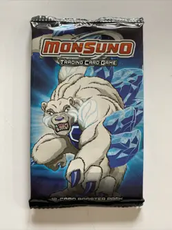 Monsuno Trading Card Game Booster Pack Topps TCG CCG Blue New! - Image 1