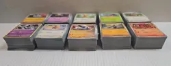 Pokemon 1000 Card Bulk Lot Common Uncommon New Cards Mixed No Energy 1,000 - Image 2