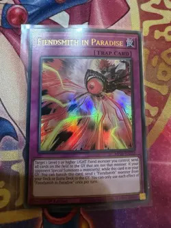 MP25-EN232 FIENDSMITH IN PARADISE ULTRA RARE 1ST EDITION YuGiOh CARD - Image 1