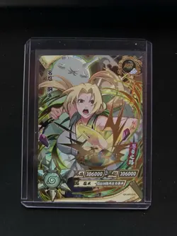 KaYou Naruto TCG CCG Trading Card Tsunade SSP NR-MR-016 Gem Mint Chinese rare - Image 1