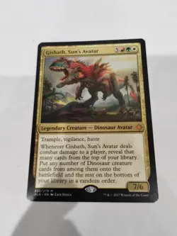 Ixalan XLN Gishath, Sun's Avatar #222 Lightly Played Magic: The Gathering Card - Image 1