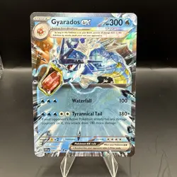 Gyarados ex 045/198 Scarlet & Violet Base Set Double Rare HOLO Pokemon Card NM - Image 1