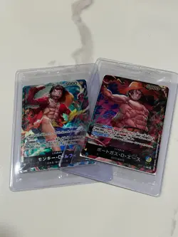 One Piece TCG Luffy And Ace Japanese Promo Cards SEALED Promotions - Image 1