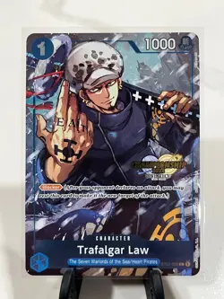 Trafalgar Law ST03-008 CS 2024 Event Pack Holo Foil One Piece TCG Game Card LP - Image 1