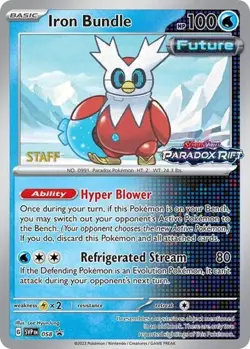 Iron Bundle (Prerelease) [Staff] (# SV - Scarlet & Violet Promo Cards NM Pokemon - Image 1