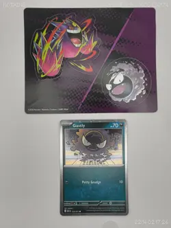 Pokemon TCG Gastly 123/217 Ascended Heroes Cosmos Holo Promo Card - With Sticker - Image 1