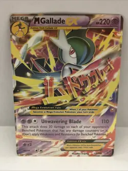 Pokemon Card M Gallade EX 35/108 XY Roaring Skies. - Image 1