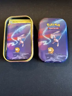 Pokemon TCG Kanto Mini Tin & 20+ Card Lot Mew Insert - Image 1