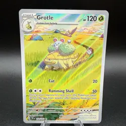 Pokemon TCG Grotle 164/162 SV05 Temporal Forces Card Holo Illustration Rare NM - Image 1