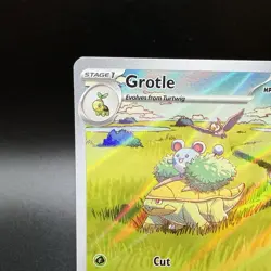 Pokemon TCG Grotle 164/162 SV05 Temporal Forces Card Holo Illustration Rare NM - Image 2