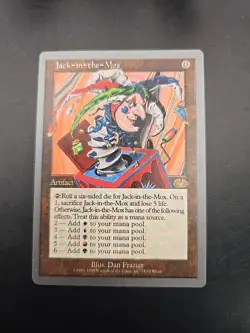 Jack-in-the-Mox Unglued MTG Regular Lightly Played - Image 1
