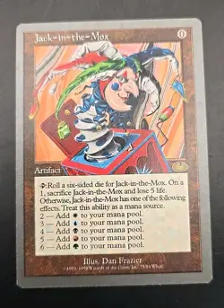 Jack-in-the-Mox Unglued MTG Regular Moderately Played - Image 1