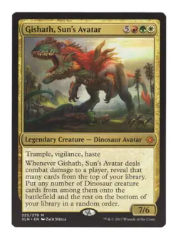 MTG Gishath, Sun's Avatar, NM-Mint, English The Lost Caverns of Ixalan - Image 1