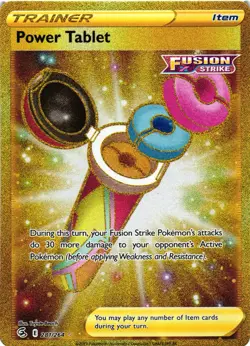 Pokemon TCG Power Tablet (Secret) 281/264 Swsh08: Fusion Strike Holo NM - Image 1