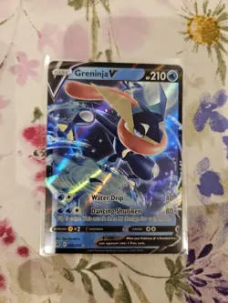 Greninja V - Ultra Rare Holo - 073/264 - SWSH Fusion Strike - Pokemon NM Card - Image 1