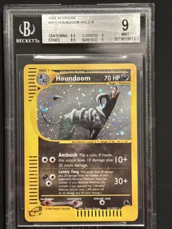 Houndoom Skyridge Holo Rare H11/H32 Pokemon Mint BGS 9 PSA Nintendo (Almost 9.5) - Image 1
