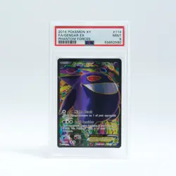 2014 Pokemon XY Phantom Forces #114 Gengar EX Full Art PSA 9 - Image 1