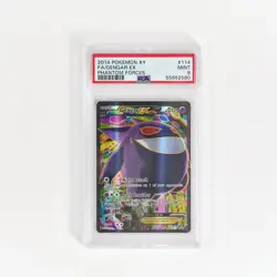 2014 Pokemon XY Phantom Forces #114 Gengar EX Full Art PSA 9 - Image 3