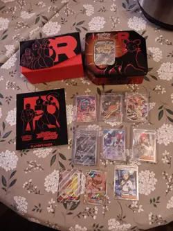 Pokemon Destined Rivals Illustrated Rares/Bulk/Empty ETB + Tin Lot READ - Image 1