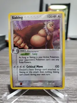 Pokemon TCG - Slaking - 13/108 - EX Power Keepers - NM Holo Rare (2007) - Image 1