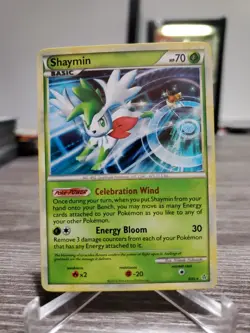 Shaymin Holo HGSS Unleashed 8/95 Pokemon Card TCG NM - Image 1