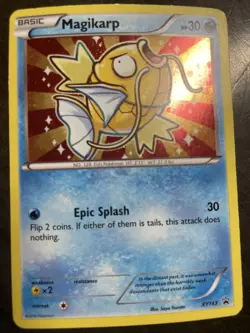 Pokemon TCG Magikarp - XY Promos-2016 XY143 Black Star Promo NOT SEALED 10 Years - Image 1