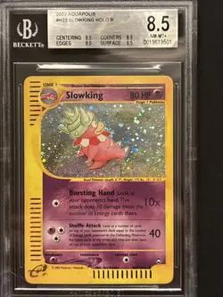 Slowking Aquapolis Vintage Holo Rare H22/H32 Pokemon Swirl NM Mint 8.5 - Image 1