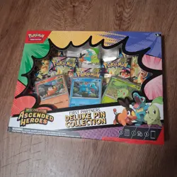 Pokemon TCG Ascended Heroes First Partners Deluxe Pin Collection Sealed - Image 1