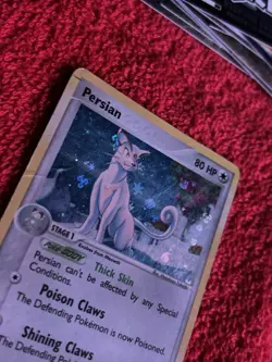 Persian 44/112 EX FireRed & LeafGreen Pokemon 2004 MP - Image 3