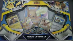 POKEMON TCG PIKACHU-GX & EEVEE-GX SPECIAL COLLECTION BOX NEW FACTORY SEALED - Image 1