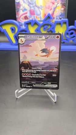 Pokemon TCG Charizard 199/165 English 151 Ace NM Near Mint - Image 1