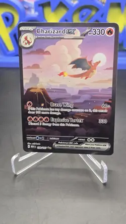 Pokemon TCG Charizard 199/165 English 151 Ace NM Near Mint - Image 2