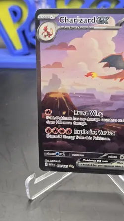 Pokemon TCG Charizard 199/165 English 151 Ace NM Near Mint - Image 4