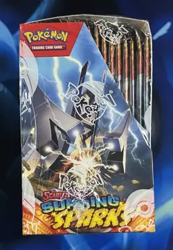 Pokemon 2023 Scarlet & Violet Surging Sparks Booster Box TCG Nm M Pikachu - Image 2