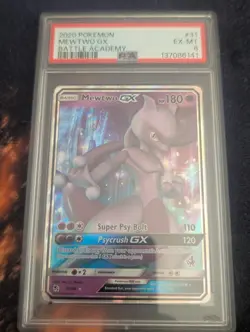 GRADED PSA 6 2020 Pokemon Mewtwo GX Battle Academy #31 - Image 1