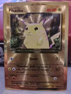 2021 Pokemon Celebrations Pikachu Ultra Premium Collection Metal #58+Vunion read - Image 1