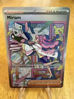 Miriam 251/198 Pokemon TCG S&V Base Set Special Illustration Rare Holo NM - Image 1