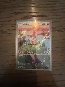 Pokemon 2025 SVP EN-SV Black Star Promo208 Victini Unova Illustration - Image 1
