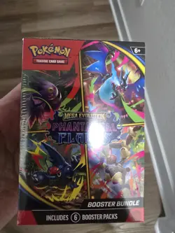 LOT OF 12 Pokemon TCG Mega Evolution PHANTASMAL FLAMES Booster Bundles - Sealed - Image 1