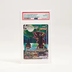 2021 Pokemon SWSH Evolving Skies #215 Umbreon VMAX Alt Secret Art PSA 10 - Image 1
