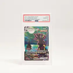 2021 Pokemon SWSH Evolving Skies #215 Umbreon VMAX Alt Secret Art PSA 10 - Image 2
